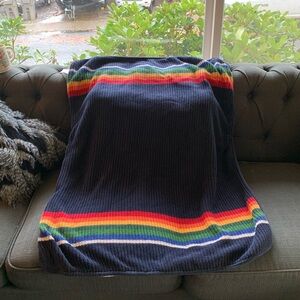 Pendleton sherpa knit baby blanket